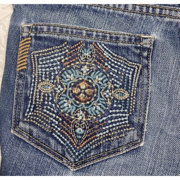 Paige Womens Premium Denim Laurel Canyon Jeans Embroidered Pockets Size 26 - Picture 3 of 14